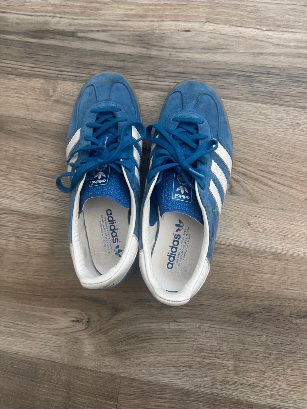 ADIDAS GAZELLE MENS SIZE 8 blue